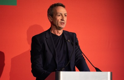 301125 - Welsh Rugby Union AGM, Vale Hotel - Welsh Rugby Union Director of Rugby and Elite Performance Dave Reddin addresses delegates at the AGM