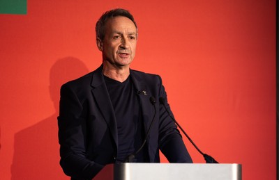 301125 - Welsh Rugby Union AGM, Vale Hotel - Welsh Rugby Union Director of Rugby and Elite Performance Dave Reddin addresses delegates at the AGM