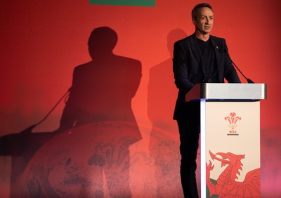 301125 - Welsh Rugby Union AGM, Vale Hotel - Welsh Rugby Union Director of Rugby and Elite Performance Dave Reddin addresses delegates at the AGM