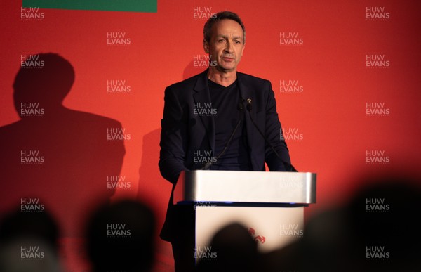 301125 - Welsh Rugby Union AGM, Vale Hotel - Welsh Rugby Union Director of Rugby and Elite Performance Dave Reddin addresses delegates at the AGM