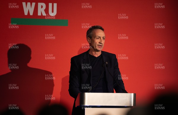 301125 - Welsh Rugby Union AGM, Vale Hotel - Welsh Rugby Union Director of Rugby and Elite Performance Dave Reddin addresses delegates at the AGM