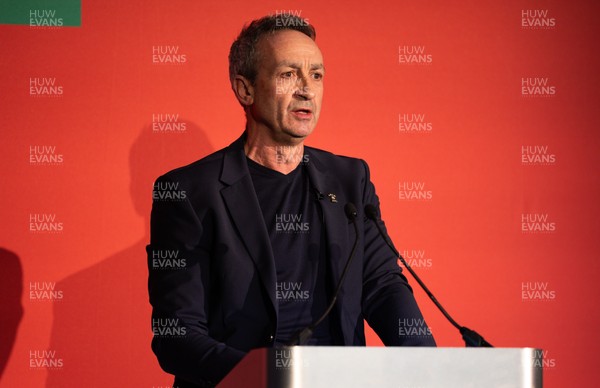 301125 - Welsh Rugby Union AGM, Vale Hotel - Welsh Rugby Union Director of Rugby and Elite Performance Dave Reddin addresses delegates at the AGM