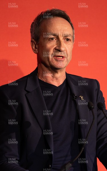 301125 - Welsh Rugby Union AGM, Vale Hotel - Welsh Rugby Union Director of Rugby and Elite Performance Dave Reddin addresses delegates at the AGM