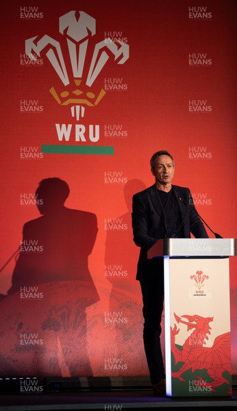 301125 - Welsh Rugby Union AGM, Vale Hotel - Welsh Rugby Union Director of Rugby and Elite Performance Dave Reddin addresses delegates at the AGM