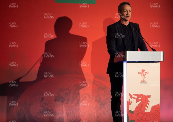 301125 - Welsh Rugby Union AGM, Vale Hotel - Welsh Rugby Union Director of Rugby and Elite Performance Dave Reddin addresses delegates at the AGM