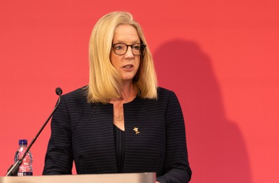 130426 - Welsh Rugby Union EGM - Abi Tierney, WRU Group Chief Executive Officer, during the Extraordinary General Meeting held at the Principality Stadium