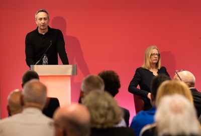 130426 - Welsh Rugby Union EGM - Dave Reddin, WRU Director of Rugby and Elite Performance, during the Extraordinary General Meeting held at the Principality Stadium