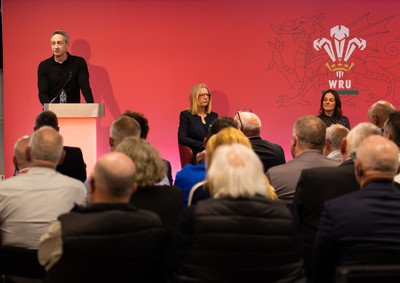 130426 - Welsh Rugby Union EGM - Dave Reddin, WRU Director of Rugby and Elite Performance, during the Extraordinary General Meeting held at the Principality Stadium