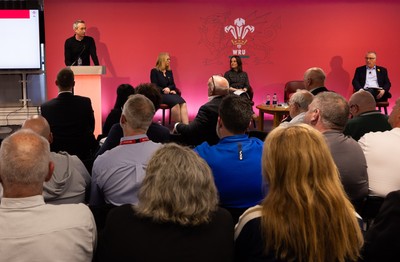 130426 - Welsh Rugby Union EGM - Dave Reddin, WRU Director of Rugby and Elite Performance, during the Extraordinary General Meeting held at the Principality Stadium