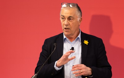 130426 - Welsh Rugby Union EGM - Geraint John, WRU Community Director, during the Extraordinary General Meeting held at the Principality Stadium