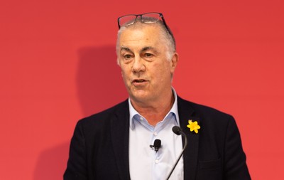 130426 - Welsh Rugby Union EGM - Geraint John, WRU Community Director, during the Extraordinary General Meeting held at the Principality Stadium