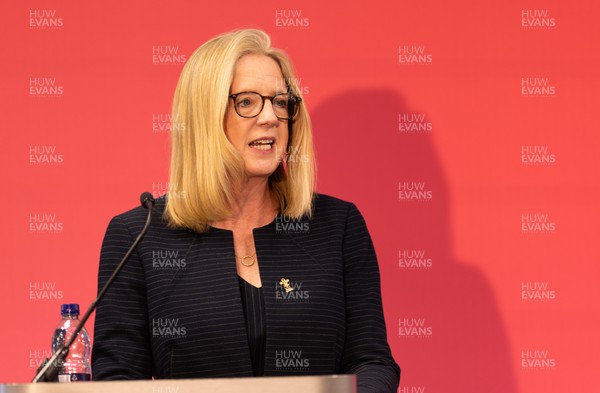 130426 - Welsh Rugby Union EGM - Abi Tierney, WRU Group Chief Executive Officer, during the Extraordinary General Meeting held at the Principality Stadium