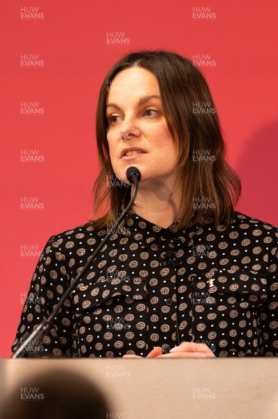 130426 - Welsh Rugby Union EGM - Lydia Stirling, WRU Chief People Officer, during the Extraordinary General Meeting held at the Principality Stadium