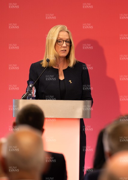 130426 - Welsh Rugby Union EGM - Abi Tierney, WRU Group Chief Executive Officer, during the Extraordinary General Meeting held at the Principality Stadium