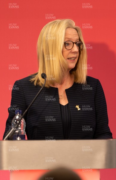 130426 - Welsh Rugby Union EGM - Abi Tierney, WRU Group Chief Executive Officer, during the Extraordinary General Meeting held at the Principality Stadium