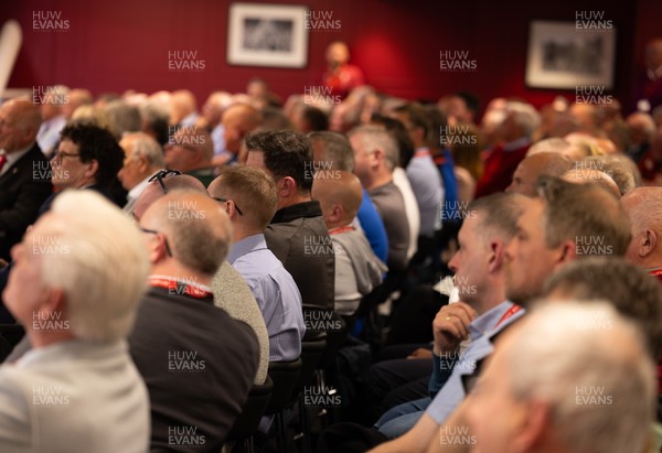 130426 - Welsh Rugby Union EGM - A general view of the delegates during the Extraordinary General Meeting held at the Principality Stadium