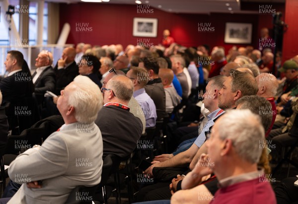 130426 - Welsh Rugby Union EGM - A general view of the delegates during the Extraordinary General Meeting held at the Principality Stadium