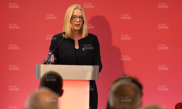 130426 - Welsh Rugby Union EGM - Abi Tierney, WRU Group Chief Executive Officer, during the Extraordinary General Meeting held at the Principality Stadium