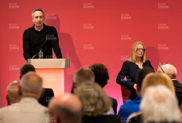 130426 - Welsh Rugby Union EGM - Dave Reddin, WRU Director of Rugby and Elite Performance, during the Extraordinary General Meeting held at the Principality Stadium