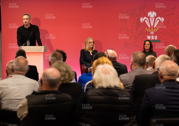 130426 - Welsh Rugby Union EGM - Dave Reddin, WRU Director of Rugby and Elite Performance, during the Extraordinary General Meeting held at the Principality Stadium