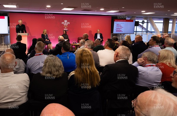 130426 - Welsh Rugby Union EGM - Dave Reddin, WRU Director of Rugby and Elite Performance, during the Extraordinary General Meeting held at the Principality Stadium