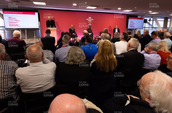 130426 - Welsh Rugby Union EGM - Dave Reddin, WRU Director of Rugby and Elite Performance, during the Extraordinary General Meeting held at the Principality Stadium
