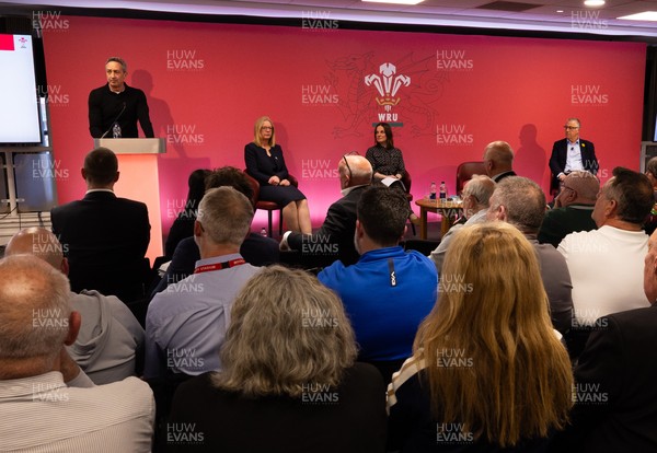 130426 - Welsh Rugby Union EGM - Dave Reddin, WRU Director of Rugby and Elite Performance, during the Extraordinary General Meeting held at the Principality Stadium