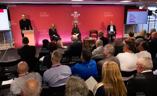 130426 - Welsh Rugby Union EGM - Dave Reddin, WRU Director of Rugby and Elite Performance, during the Extraordinary General Meeting held at the Principality Stadium