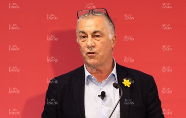 130426 - Welsh Rugby Union EGM - Geraint John, WRU Community Director, during the Extraordinary General Meeting held at the Principality Stadium