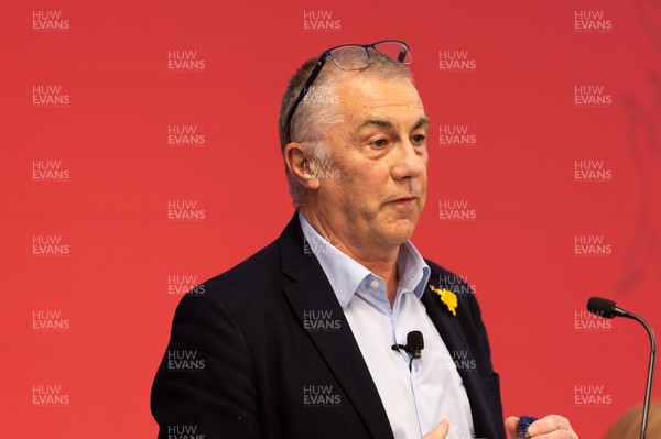 130426 - Welsh Rugby Union EGM - Geraint John, WRU Community Director, during the Extraordinary General Meeting held at the Principality Stadium