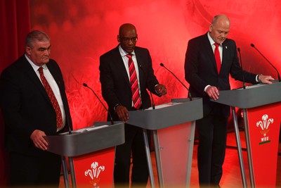 260323 - Welsh Rugby Union Extraordinary General Meeting - John Manders, Nigel Walker and Ieuan Evans