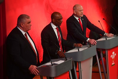 260323 - Welsh Rugby Union Extraordinary General Meeting - John Manders, Nigel Walker and Ieuan Evans