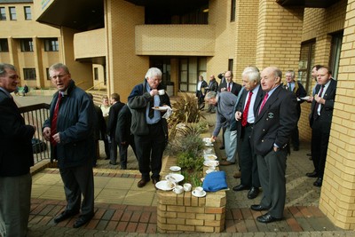 230203 - WRU Meeting, Port Talbot - Delegates enjoy a break after the meeting