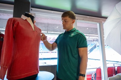 300926 - National Sporting Heritage Day WRU - Picture shows Alex Mann at the WRU National Sporting Heritage Day Event at the Principality Stadium in Cardiff, Wales