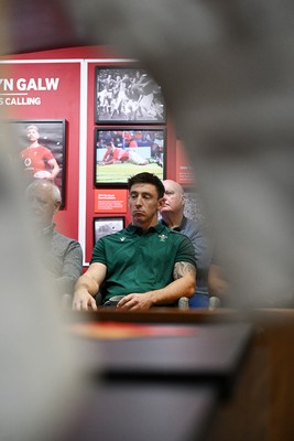 300926 - National Sporting Heritage Day WRU - Picture shows Josh Adams at the WRU National Sporting Heritage Day Event at the Principality Stadium in Cardiff, Wales