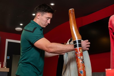 300926 - National Sporting Heritage Day WRU - Picture shows Josh Adams at the WRU National Sporting Heritage Day Event at the Principality Stadium in Cardiff, Wales