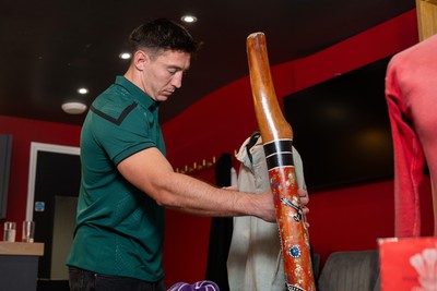 300926 - National Sporting Heritage Day WRU - Picture shows Josh Adams at the WRU National Sporting Heritage Day Event at the Principality Stadium in Cardiff, Wales