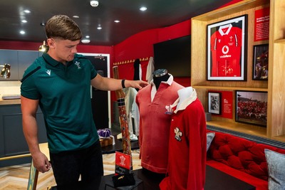 300926 - National Sporting Heritage Day WRU - Picture shows Alex Mann at the WRU National Sporting Heritage Day Event at the Principality Stadium in Cardiff, Wales