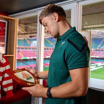 300926 - National Sporting Heritage Day WRU - Picture shows Alex Mann at the WRU National Sporting Heritage Day Event at the Principality Stadium in Cardiff, Wales