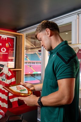 300926 - National Sporting Heritage Day WRU - Picture shows Alex Mann at the WRU National Sporting Heritage Day Event at the Principality Stadium in Cardiff, Wales