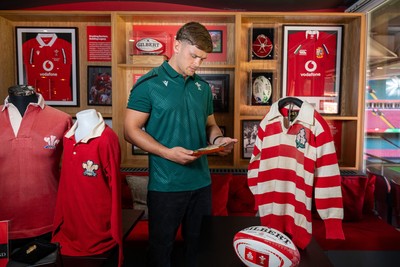 300926 - National Sporting Heritage Day WRU - Picture shows Alex Mann at the WRU National Sporting Heritage Day Event at the Principality Stadium in Cardiff, Wales