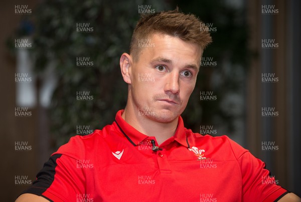 120821 - WRU Press Conference - Wales' Jonathan Davies talks to the media during a press conference at the Principality Stadium reviewing last session and looking forward to the Autumn Series of International matches