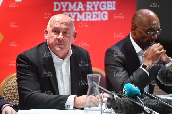 141123 - Welsh Rugby Union Press Conference - Welsh Rugby Union chair Richard Collier-Keywood and interim CEO Nigel Walker