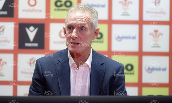 141223 - Welsh Rugby Union Press Conference - New Wales senior men's assistant coach Rob Howley, during a press conference to announce new coaching appointments