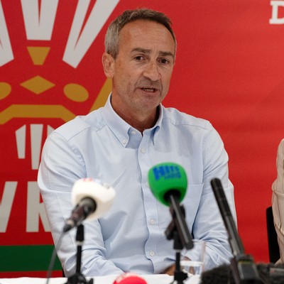 200825 - WRU Press Conference - Picture shows Dave Reddin, WRU Director of Rugby and Elite Performance, speaking at a press conference at the Principality Stadium in Cardiff, South Wales discussing the future of Elite Rugby in Wales