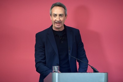 241025 - WRU Press Conference - Picture shows WRU Director of Rugby and Elite Performance Dave Reddin speaking in a press conference discussing the findings of the WRU’s recent review and consultation into the future of the elite game in Wales