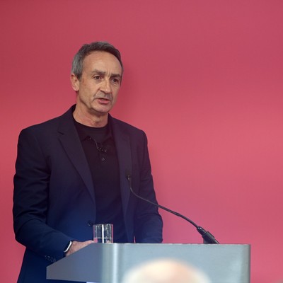 241025 - WRU Press Conference - Picture shows WRU Director of Rugby and Elite Performance Dave Reddin speaking in a press conference discussing the findings of the WRU’s recent review and consultation into the future of the elite game in Wales