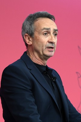 241025 - WRU Press Conference - Picture shows WRU Director of Rugby and Elite Performance Dave Reddin speaking in a press conference discussing the findings of the WRU’s recent review and consultation into the future of the elite game in Wales