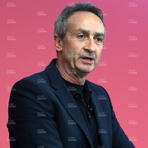 241025 - WRU Press Conference - Picture shows WRU Director of Rugby and Elite Performance Dave Reddin speaking in a press conference discussing the findings of the WRU’s recent review and consultation into the future of the elite game in Wales