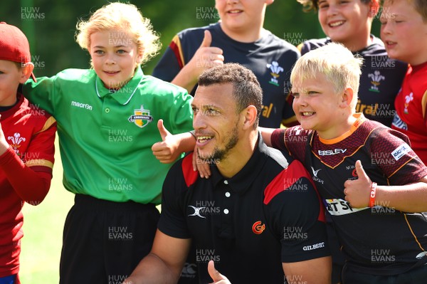 170817 - WRU Rugby Camps - Caerphilly Zane Kirchner of Dragons